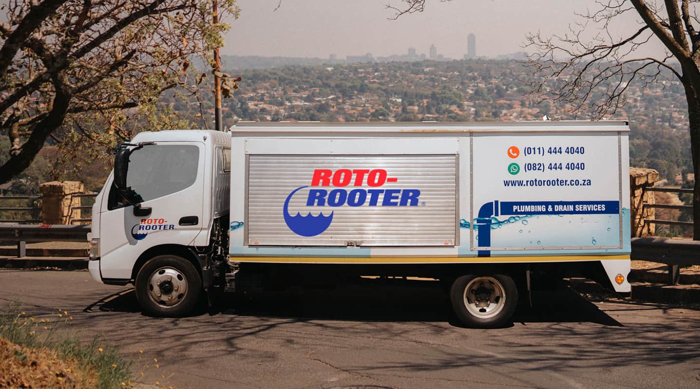 Roto Rooter Water Jetting truck